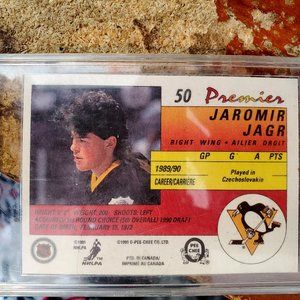 Mint Condition Sealed Jarmoir Jagr Hockey Card